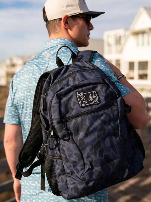 Burlebo Black Camo BackPack | Blue Mimosa Boutique