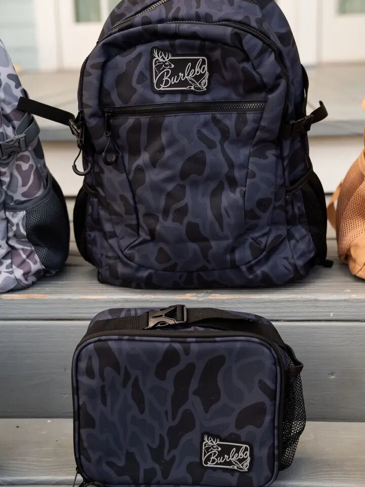 Burlebo Black Camo BackPack | Blue Mimosa Boutique