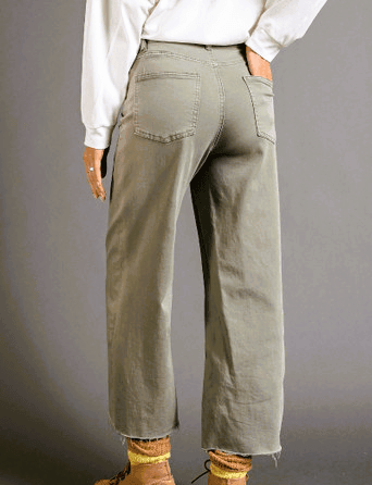 Button Fly Pant - Blue Mimosa Boutique