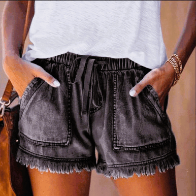 Frayed Shorts - Blue Mimosa Boutique