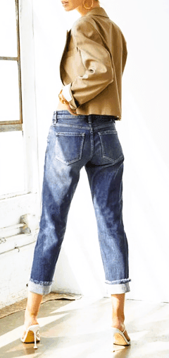 Kan Can Boyfriend Jeans - Blue Mimosa Boutique