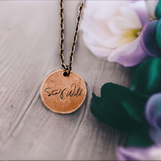 Stay Wild Penny Necklace - Blue Mimosa Boutique