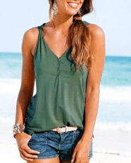 Summer Fun Tank Top - Blue Mimosa Boutique